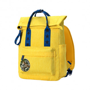 Xiaoyang curling fun casual backpack Yellow
